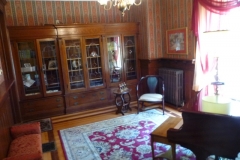 Trostel mansion library bookcase